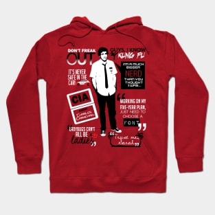 Chuck Bartowski quotes Hoodie